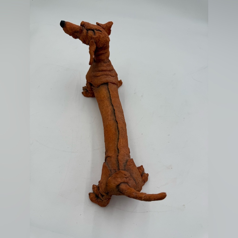 A Breed Apart Dachshund Dog Figurine Red Iggy Name Tag 2001 Country Artists Vtg. - Picture 4 of 10